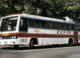 Corcovado sobre O-355 da paulistana Zefir Turismo, então importante operadora de ligações com a Baixada Santista (foto: Donald Hudson / revistaportaldoonibus).