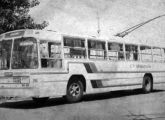 Outro dos trólebus de Araraquara em fotografia de 1977.