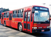 Belíssimo Vitória de três portes em chassi Scania K 112 CL da então operadora pública paulistana CMTC (foto: Douglas de Cezare / onibusbrasil).