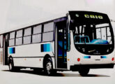 Millennium em versão "simplificada", aqui sobre chassi Mercedes-Benz OH.