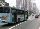 Caio Millennium em chassi Mercedes-Benz OH-1623 com motor a gás natural operado pela cooperativa paulistana CCTC (fonte: portal sptrans).