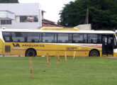 Millennium com mecânica Mercedes-Benz OH na frota da Viação Araguarina, de Goiânia (GO).