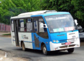 Piccolo de duas portas em chassi VW 8-150 OD operando no transporte urbano de Ji-Paraná (RO) (foto: Cláudio Sobral / onibusbrasil).