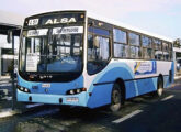 Apache S21 em chassi Mercedes-Benz OH na frota da empresa Alsa, em 2005 operando na Região Metropolitana de Santiago, Chile (foto: Victor Moia / chilebuses).