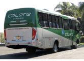 Um dos cinco F2400 em chassi Mercedes-Benz LO-916 de nove metros fornecidos em setembro de 2024 para a Célere Transportes, de Ibirité (MG).