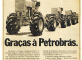 Publicidade de fevereiro de 1981 divulgando o fornecimento de equipamentos para a Petrobrás.