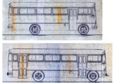 O pequeno ônibus Carbrasa com janelas largas nas versões de uma e duas portas (aqui, respectivamente sobre chassis Chevrolet e Mercedes-Benz LP).