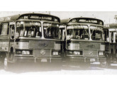 Três Mercedes-Benz LPO 1969 operando o transporte de Fortaleza (fonte: Cepimar).