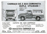 Anúncio de 1962 para as capotas Carraço (fonte: Jorge A. Ferreira Jr.).