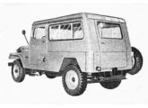 Jeep 101 de duas portas com capota Carraço.