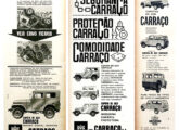 Algumas das capotas da Carraço em três publicidade de março e julho de 1963.
