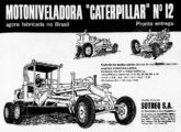Outra publicidade de 1961 anunciando a motoniveladora Caterpillar 12 (fonte: Jorge A. Ferreira Jr.).