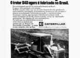 Propaganda de jornal, de junho de 1970, exaltando a nacionalização do trator D4D.
