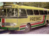 Pouco comum Cermava com motor traseiro: montado sobre chassi Mercedes-Benz OH-1313, o ônibus pertenceu à empresa Presmic, de Nova Iguaçu (RJ) (fonte: portal classicalbuses).