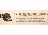 Inserção publicitária na revista Automóvel-Club de julho de 1953.