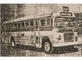 Ônibus sobre chassi FNM fornecido em 1957 à Viação Redentor, do Rio de Janeiro (RJ); note que o carro trazia a falsa grade transversal típica do modelo contemporâneo da matriz Caio, logo abandonada (fonte: Marcelo Prazs / ciadeonibus).
