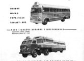 Urbano sobre L-312 e papa-filas em anúncio Cermava de 1958 (fonte: Jorge A. Ferreira Jr.).