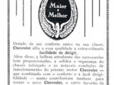 Inserção publicitária de março de 1929, na revista Automóvel-Club, dando conta do lançamento no Brasil da nova linha de modelos Chevrolet.