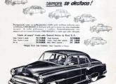 Chevrolet 1952: apresentado em cinco estilos de carrocerias, com câmbio manual ou automático.