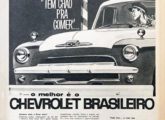 Caminhão "Chevrolet Brasileiro" em propaganda de novembro de 1958.