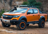 Picape-conceito S10 Colorado Xtreme, apresentada no Salão do Automóvel de 2016.