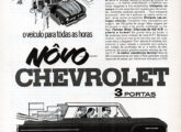 Cabine-dupla Alvorada, nesta publicidade de setembro 1962 simplesmente denominada Chevrolet 3 Portas.