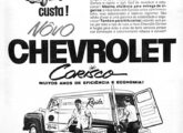 Propaganda de maio de 1962 para o furgão Corisco.