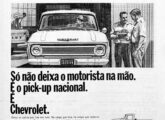 Picape Chevrolet em publicidades de agosto...