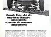 ... e junho de 1967, esta confrontando (sem citá-la) sua maior concorrente - Ford F-100.