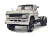 D-70, diesel para 9,1 t, o caminhão Chevrolet mais pesado da década de 60.