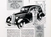 Em 1935, ano da divulgação deste anúncio, o estilo e as técnicas de construção dos automóveis já mudara radicalmente.