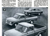 Mais uma peça da campanha de 1972, destacando as três versões disponíveis na linha Chevrolet.