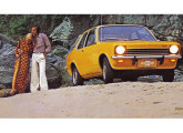 O segundo automóvel nacional da GM foi o Chevette, lançado em 1973, aqui apresentado com o Conjunto de Opções Luxo.