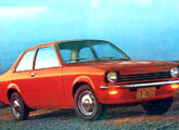 Foto principal do primeiro material publicitário produzido para o Chevette.