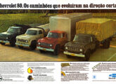 Publicidade de dezembro de 1979 para os caminhões Chevrolet 1980.