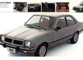 Em 1981 o Chevette ganhou faróis quadrados.