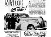 Publicidade de janeiro de 1940 para o novo automóvel Chevrolet.