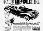 Propaganda Chevrolet de dezembro de 1940 divulgando a chegada do modelo 1941.