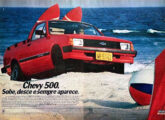 A nova Chevy 500 em publicidade de 1983 (fonte: portal bestcars).