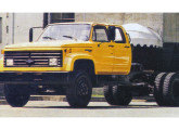 Chevrolet 11000, com a nova carroceria de 1985 e cabine-dupla Brasinca.