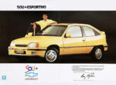 O carro da imagem anterior ilustrando publicidade contemporânea da Chevrolet. 
