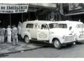 Ambulância Chevrolet com chassi longo, em 1951 alocada ao SAMDU - o serviço de atendimento médico de emergência do Governo Federal (fonte: portal carrosantigos-automodelli).