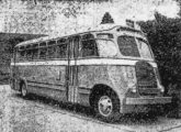 Protótipo de ônibus urbano montado sobre chassi GMC com motor diesel de quatro cilindros e dois tempos, preparado pela GM, em 1941, para a Prefeitura de São Paulo (SP) (fonte: O Globo).