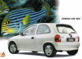 Capa de folheto publicitário do Corsa GSi 16 Válvulas 1996 (fonte: Jorge A. Ferreira Jr.).