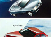 Capa do material de divulgação para a linha Kadett 1997...