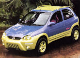Corsa Tonga, carro-conceito nacional mostrado na Brasil Transpo 95.