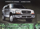 O Salão do Automóvel de 2000 também mostrou a primeira grande reestilização da S-10 e da Blazer; a publicidade é de 2001 (fonte: Fabrício Samahá).