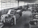 Linha de montagem da Brasmotor, em 1950 (fonte: site antigosverdeamarelo).