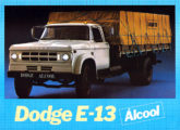 Folder de divulgação do caminhão E-13 a álcool (fonte: Jorge A. Ferreira Jr.).