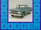 D-100 Luxo ilustrando capa de material publicitário da picape Dodge (fonte: Jorge A. Ferreira Jr.).